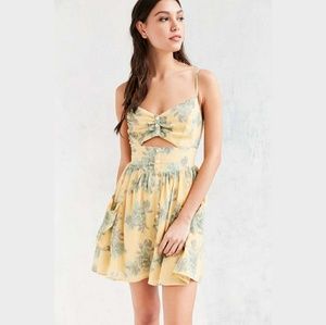 Kimchi Blue Cornflower Cutout Mini Dress